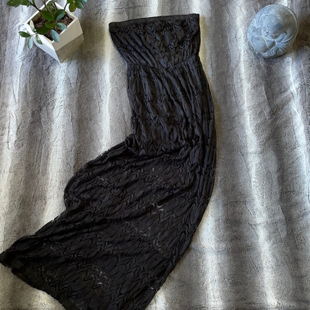 Black Sans Souci Maxi Dress